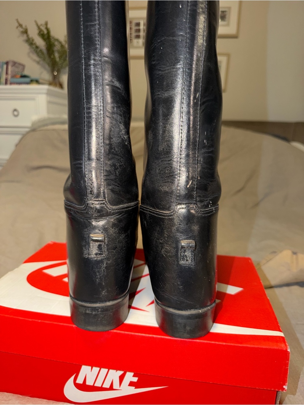 Vintage Colt Cromwell Riding Boots Black Knee High size 7 - Picture 6 of 10